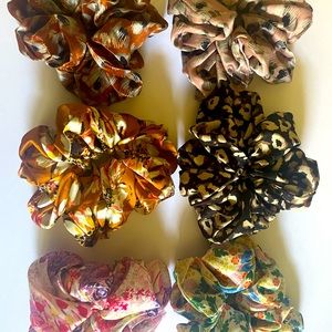Set of 6 scrunchies from Anthropologie